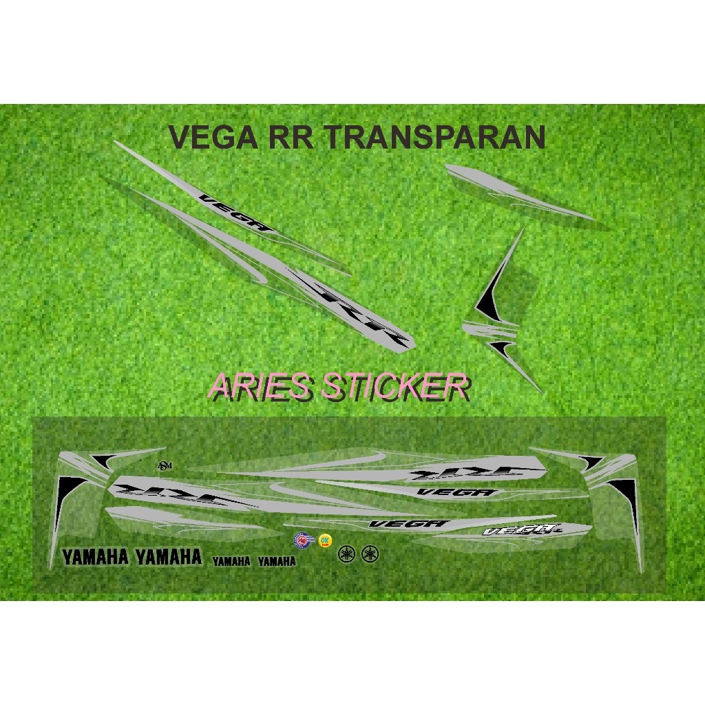 striping stiker vega rr custom transparan