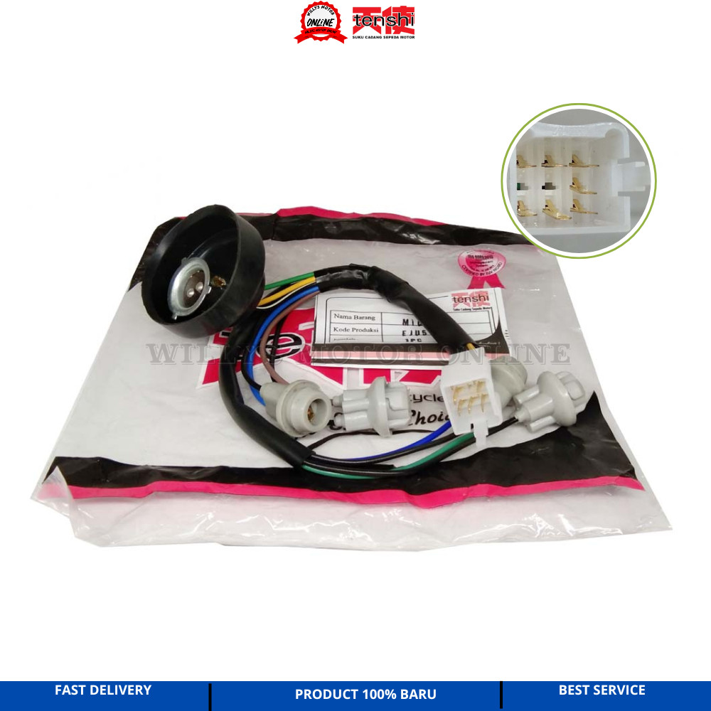 Pitting Lampu Depan Mio M3 125 / Soket Lampu Depan / Fitting Lampu