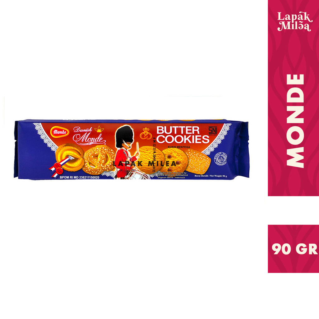 

Monde Butter Cookies Kemasan 90gr