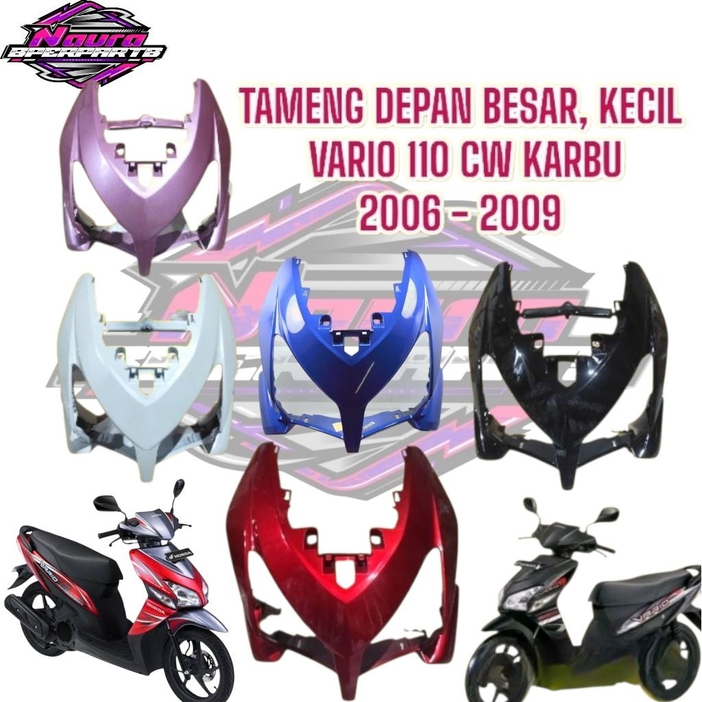 Tameng cover body depan vario 110 karbu lama kvb 2009 2010 2011