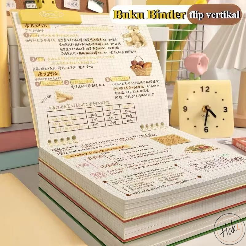 

Buku catatan warna Morandi B5 buku flip vertikal/buku catatan lepas persegi B5/buku catatan estetika menulis kampus yang lucu/buku catatan lepas 360 derajat