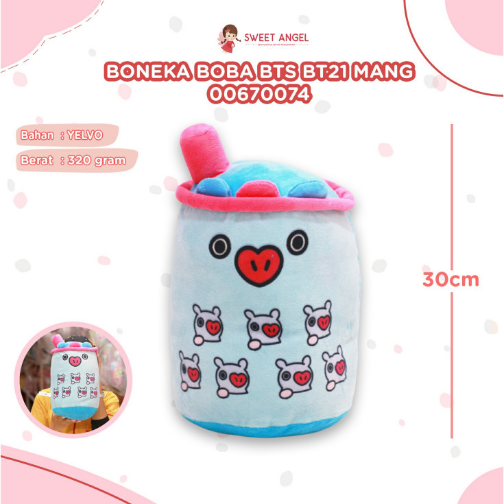 Boneka Boba/ Bantal Guling Boba BT21