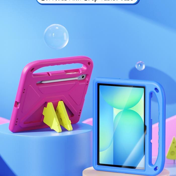 Case Puff For Samsung Tab S10 Fe Tab S9 Fe Tab S9 Tab S7 Tab S8 Casing DD Puff Kids Case