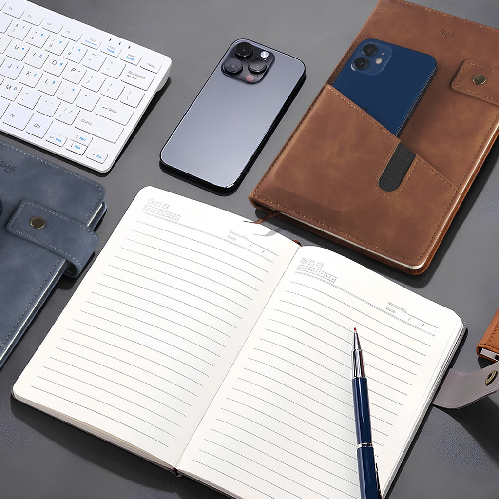 

Buku Jurnal Hardcover Notebook Diary 80 GSM 200 Halaman A5 Brown TD157 Toddi Quality