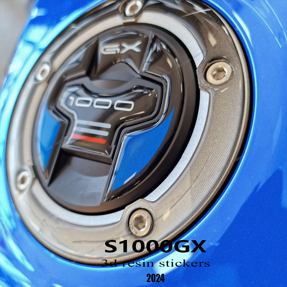 2024 GSX-S1000GX Accessories 3D Epoxy Fuel Cap Sticker Protection Kit for GSX-S1000 GX GSXS1000GX Pa