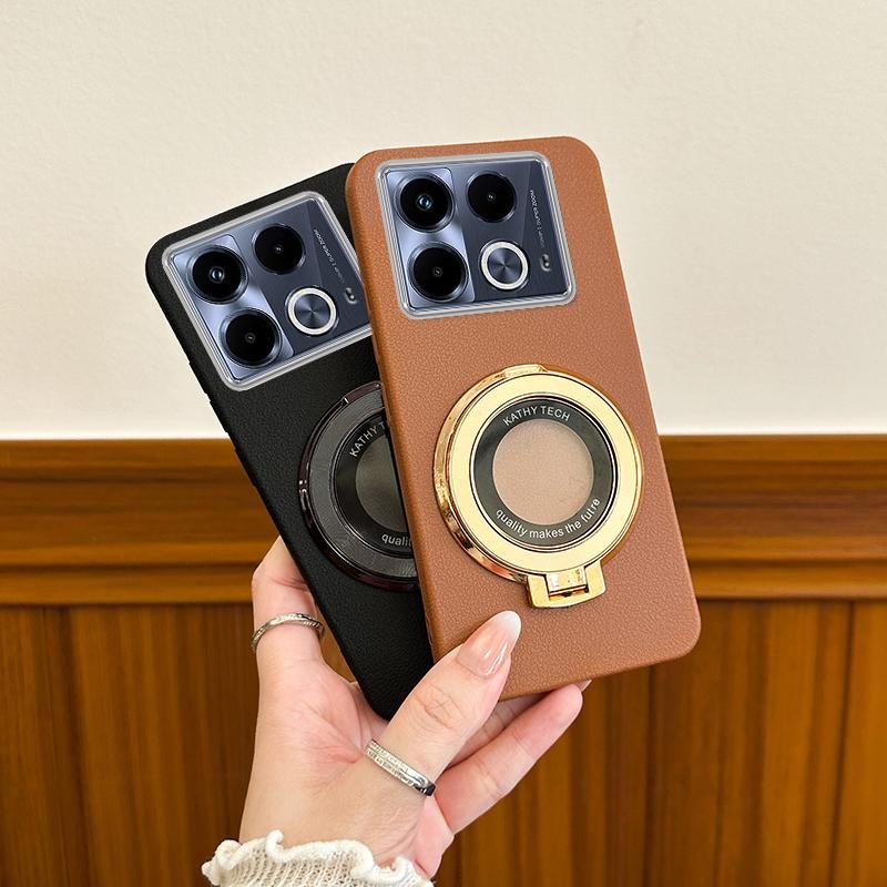 HP Soft Case Silikon Untuk infinix Note 40s Note40S X6850B Casing terbaru Phone Cover Berdiri Mengur