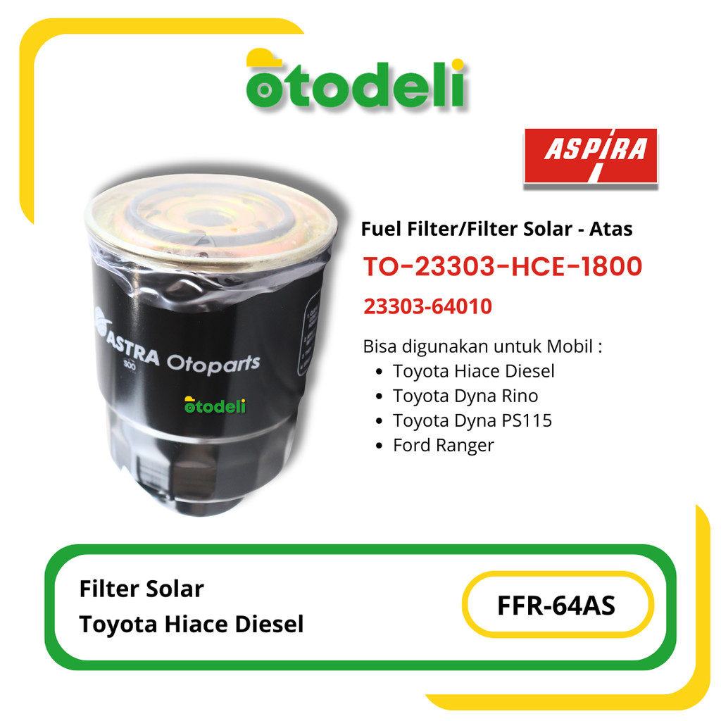 Fuel Filter Toyota Hiace Diesel LH11 Aspira