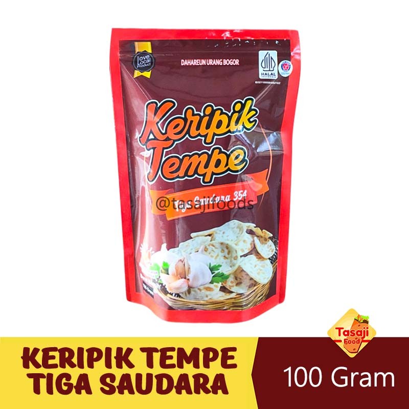 

Keripik Tempe Premium Tiga Saudara 354 Bogor 100 Gram Asfar