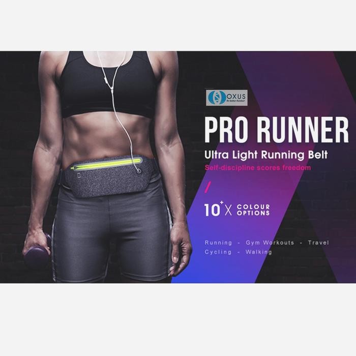 Tas Pinggang Sport Running Belt Gym Yoga Zumba not Aonijie Adidas