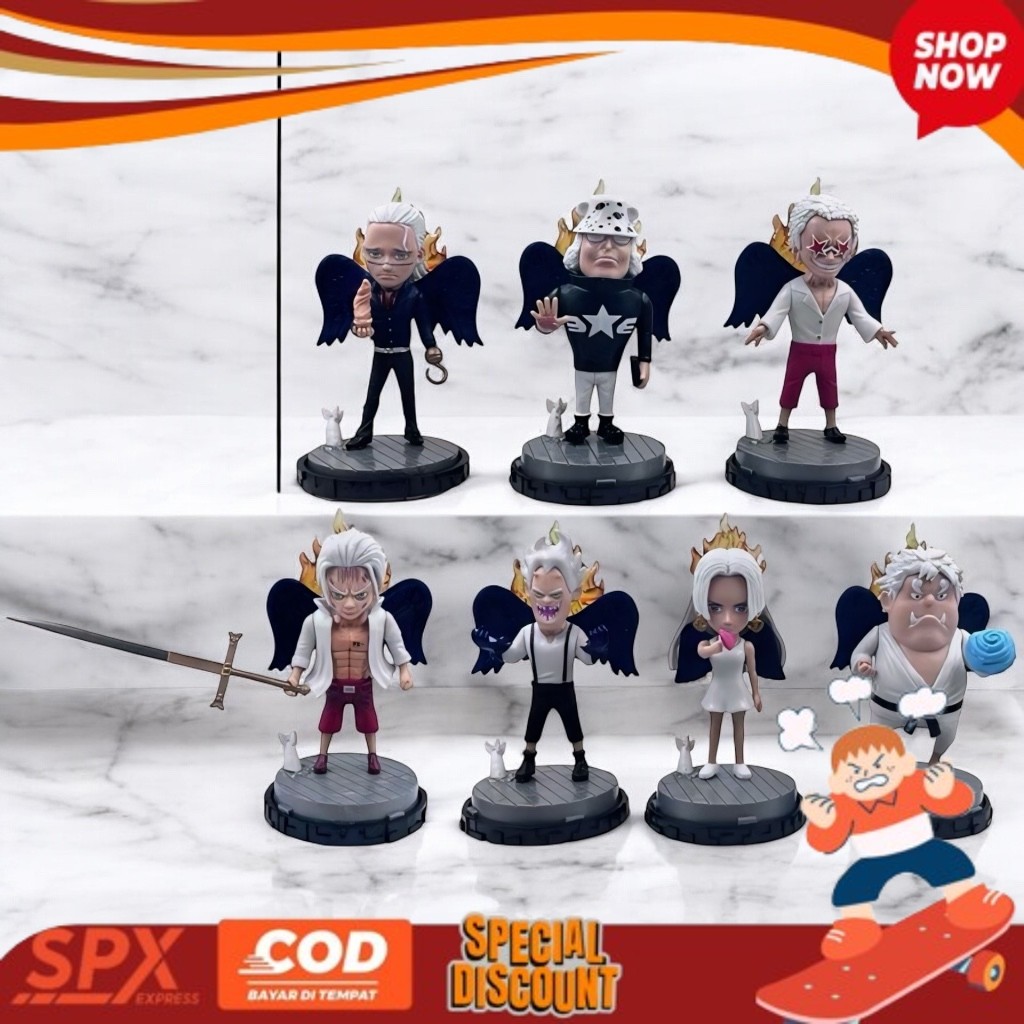 NEW ASIKKK Action Figure Pacifista Seraphim Boa hancock Mihawk Jinbe crocodile luffy one piece ANDIA