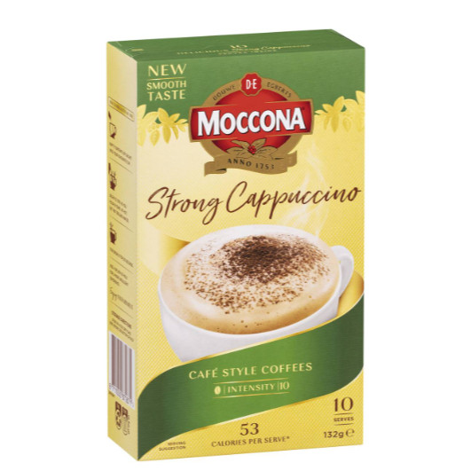 

Moccona Coffee Sachets Strong Cappuccino 10 Pack