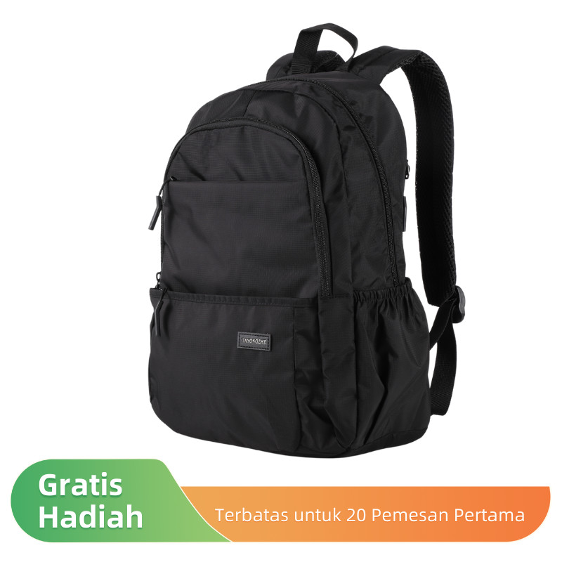 [Hadiah Gratis] Tas Ransel Pria Wanita Kecil Daypack Kualitas Premium Tas Sekolah/Kantor 15L