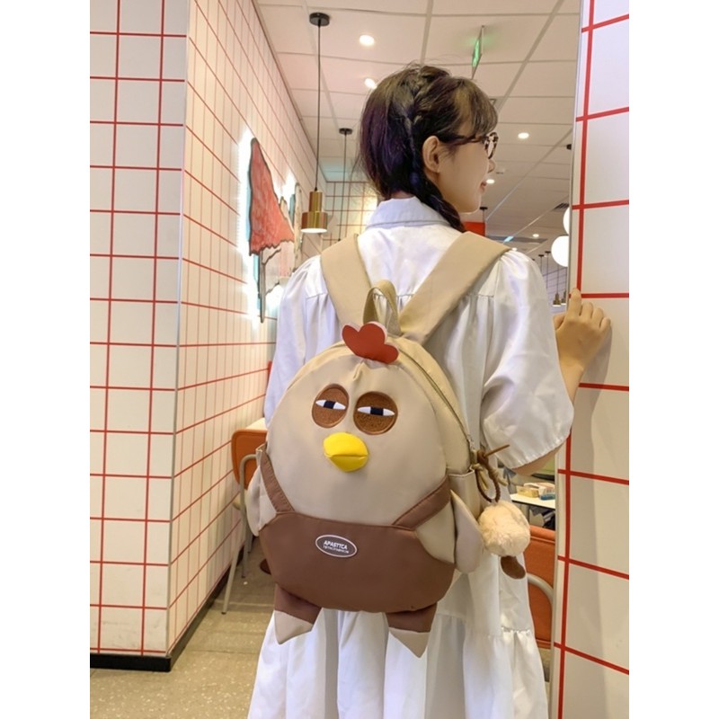 TasBagus Tas Sekolah Anak Perempuan Sekolah Dasar Tas Sekolah Ayam Kartun Lucu