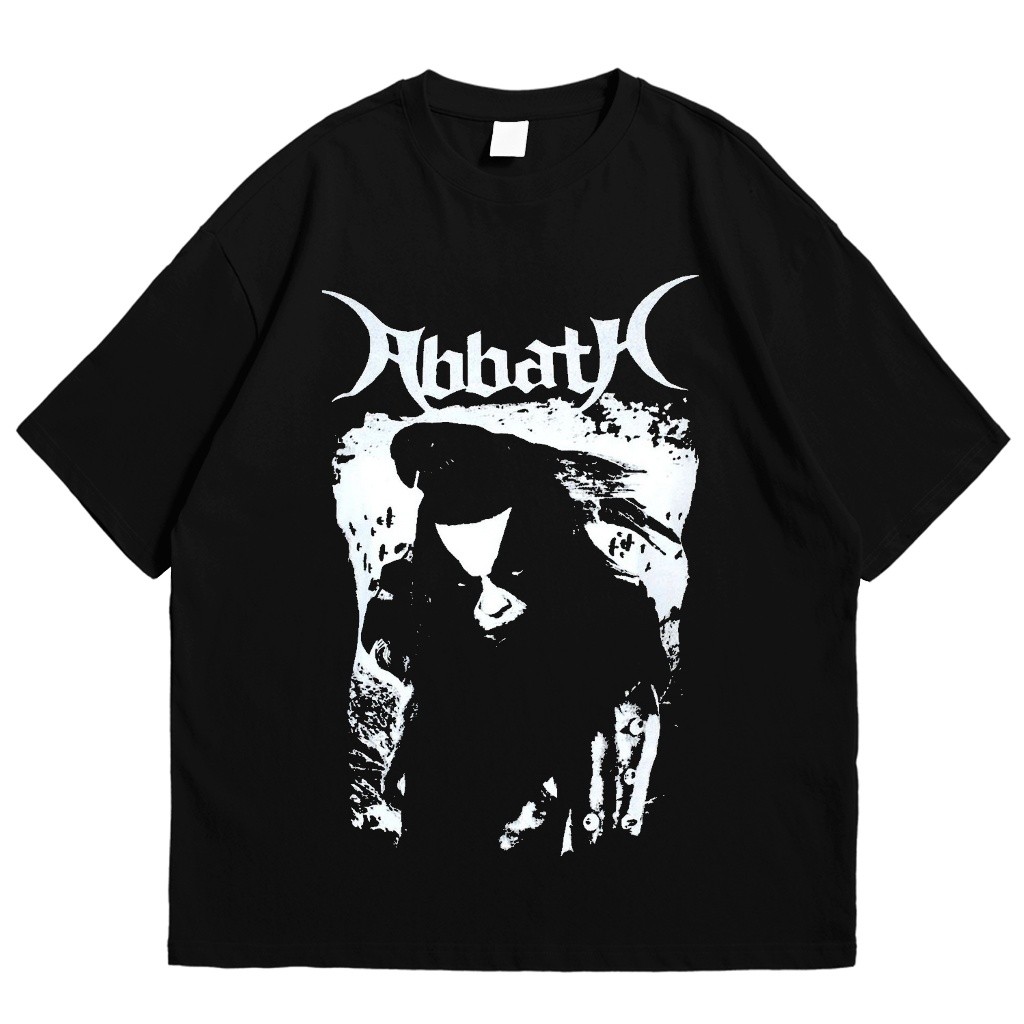 Kaos Abbath T-shirt Pria Wanita Unisex Cotton Combed 24s
