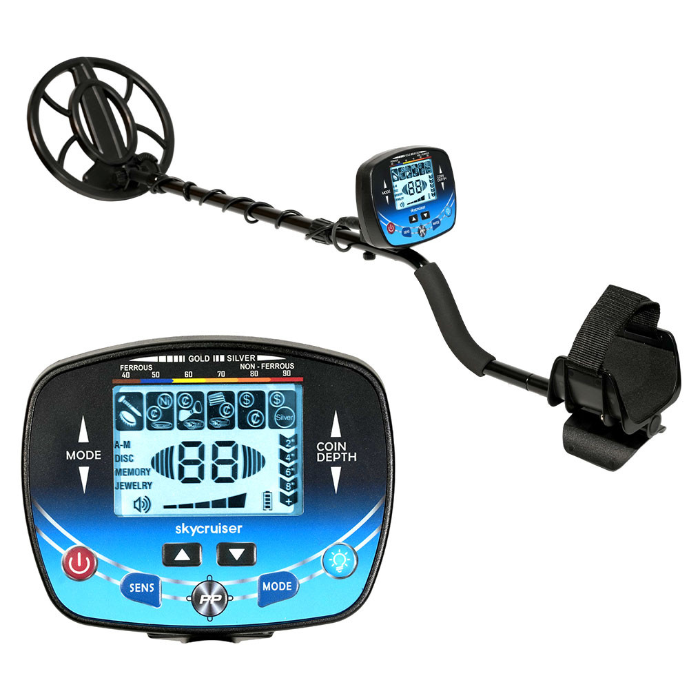 MD910B Metal Detector Professional Treasure Hunter Detector Metal Pinpointer Waterproof Underground 