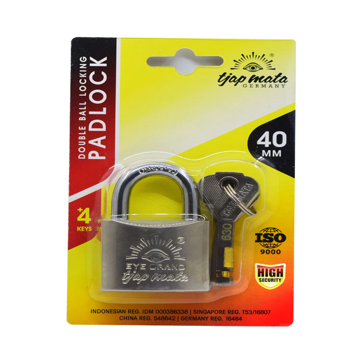 TJAP MATA GEMBOK 40MM LEHER PENDEK