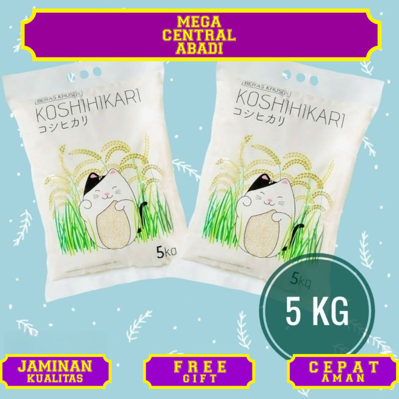 Koshihikari Beras Jepang 5kg / Beras Japonica 5kg