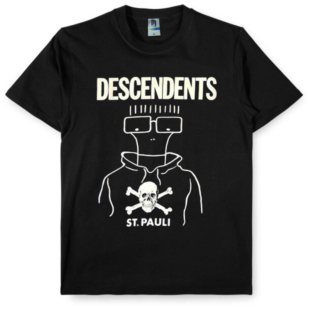 kaos band punk descendents x st pauli tag merchcons