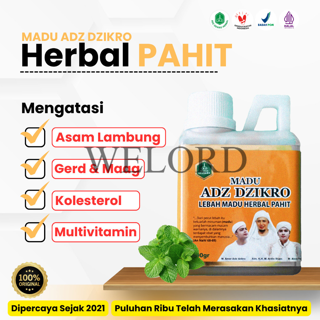 

Promo Madu Herbal Pahit ADZ DZIKRO - 500 ml