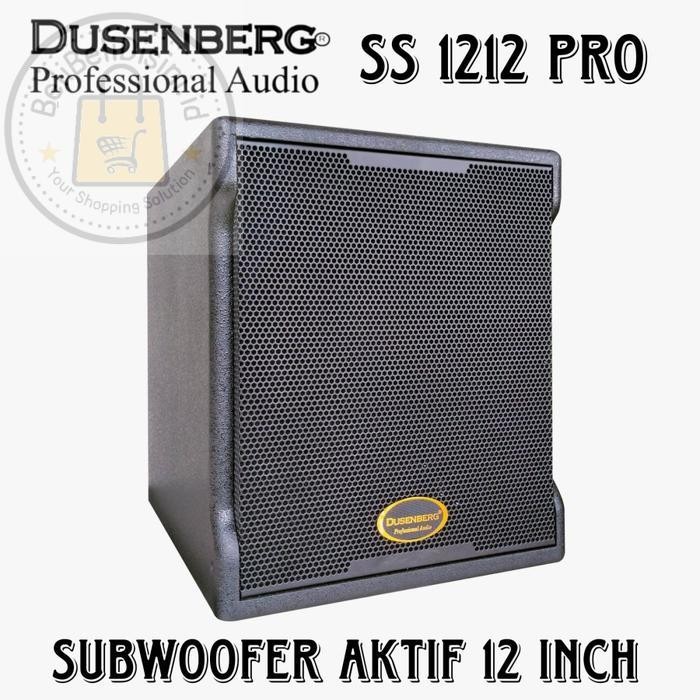 Subwoofer DUSENBERG Aktif 12 Inch, Mega Bass Karaoke, Home Theater