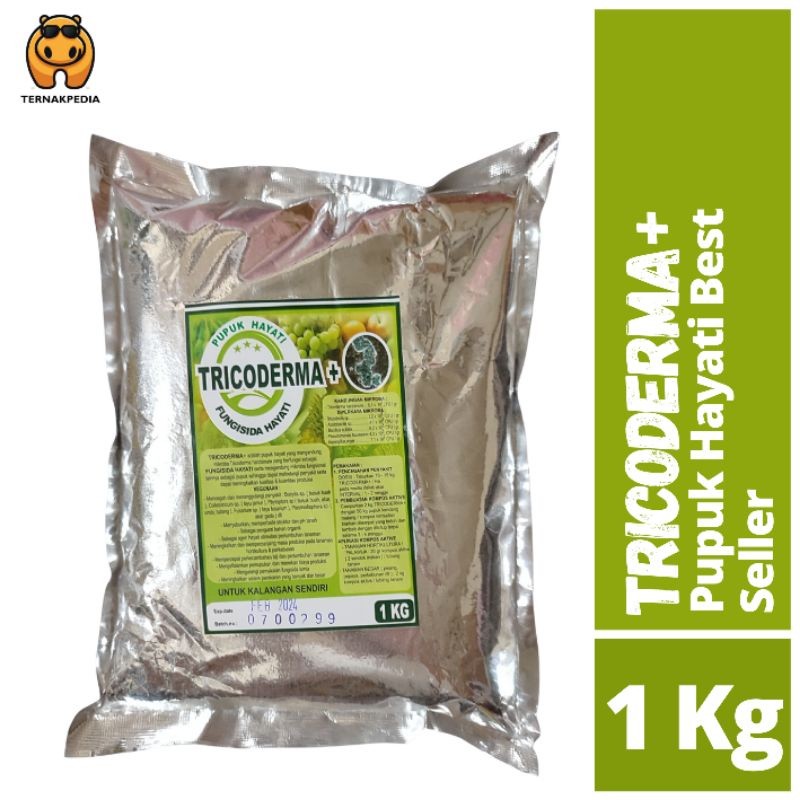 Pupuk Hayati Tricoderma + 1 Kg - Tricoderma 1 Kg - Pupuk Tricoderma - pupuk organik tricoderma
