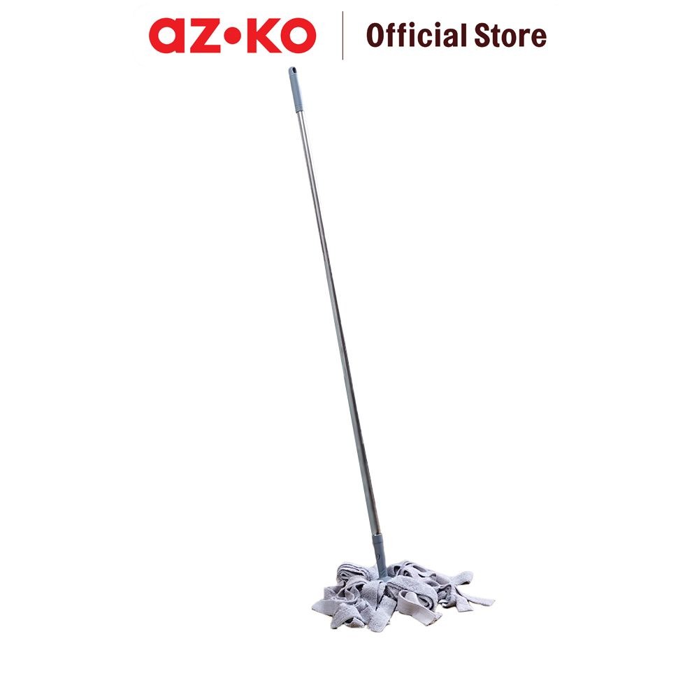 AZKO Krisbow Alat Pel Micro Fabric - Abu-Abu Floor Mop Pembersih Lantai Pel Lantai Cleaning Mop