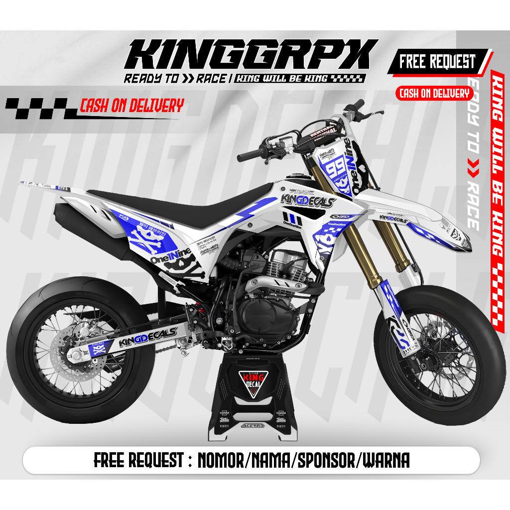 DEKAL / DECAL    CRF 150 L FULL BODY /  CRF 150 /  STIKER VARIASI CRF 150 FULL BODY