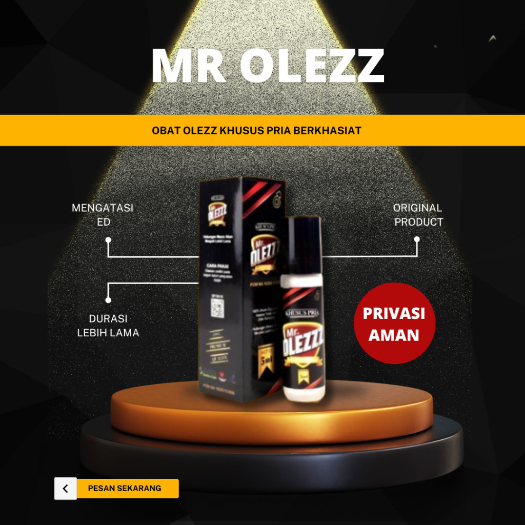 Mr Olezz Original | Obat Herbal Khusus Pria | Mr Olezz Alami / HERBAL STORE By ChampionHerbal