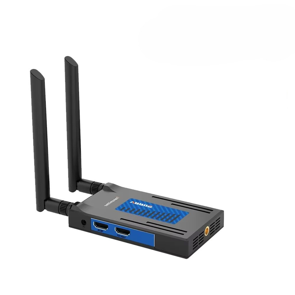 4K 200m 5.8GHz Wireless HDMI Transmitter Receiver Extender 1 TX-4 RX Audio Video Extender Kit with I