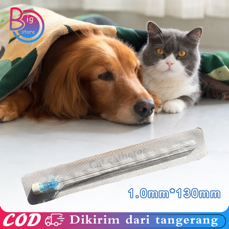 Cat Catheter Kucing Cat Cateter Stylet 1.0 X 130mm Catheter Kucing Kencing Batu Ginjal