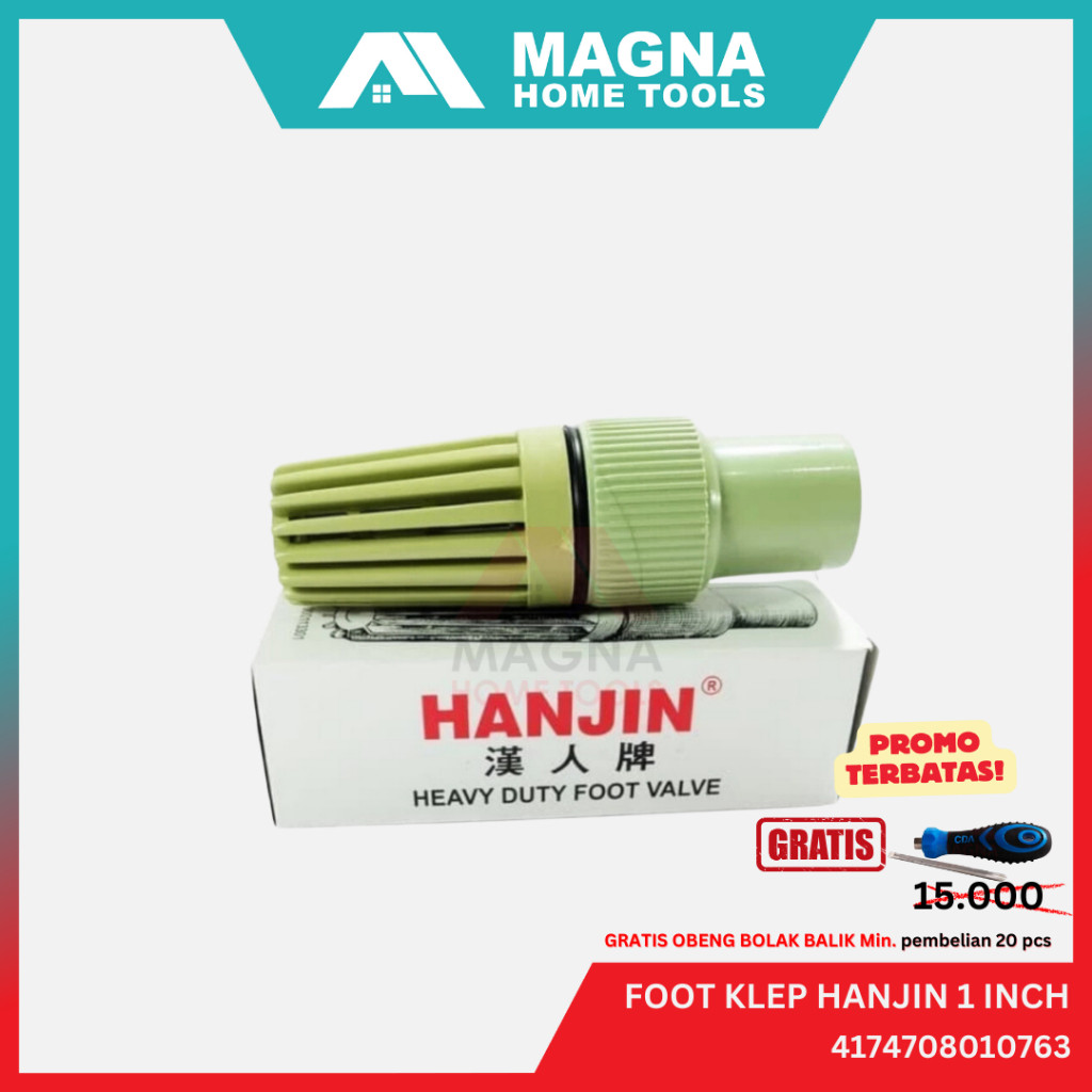FOOT KLEP POMPA AIR 1 INCH HANJIN [ORIGINAL] TERMURAH