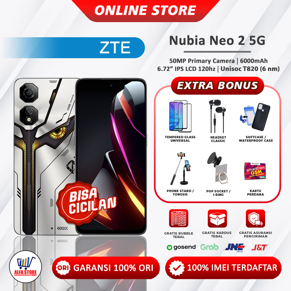 ZTE Nubia Neo 2 5G RAM 8/256GB Garansi Resmi
