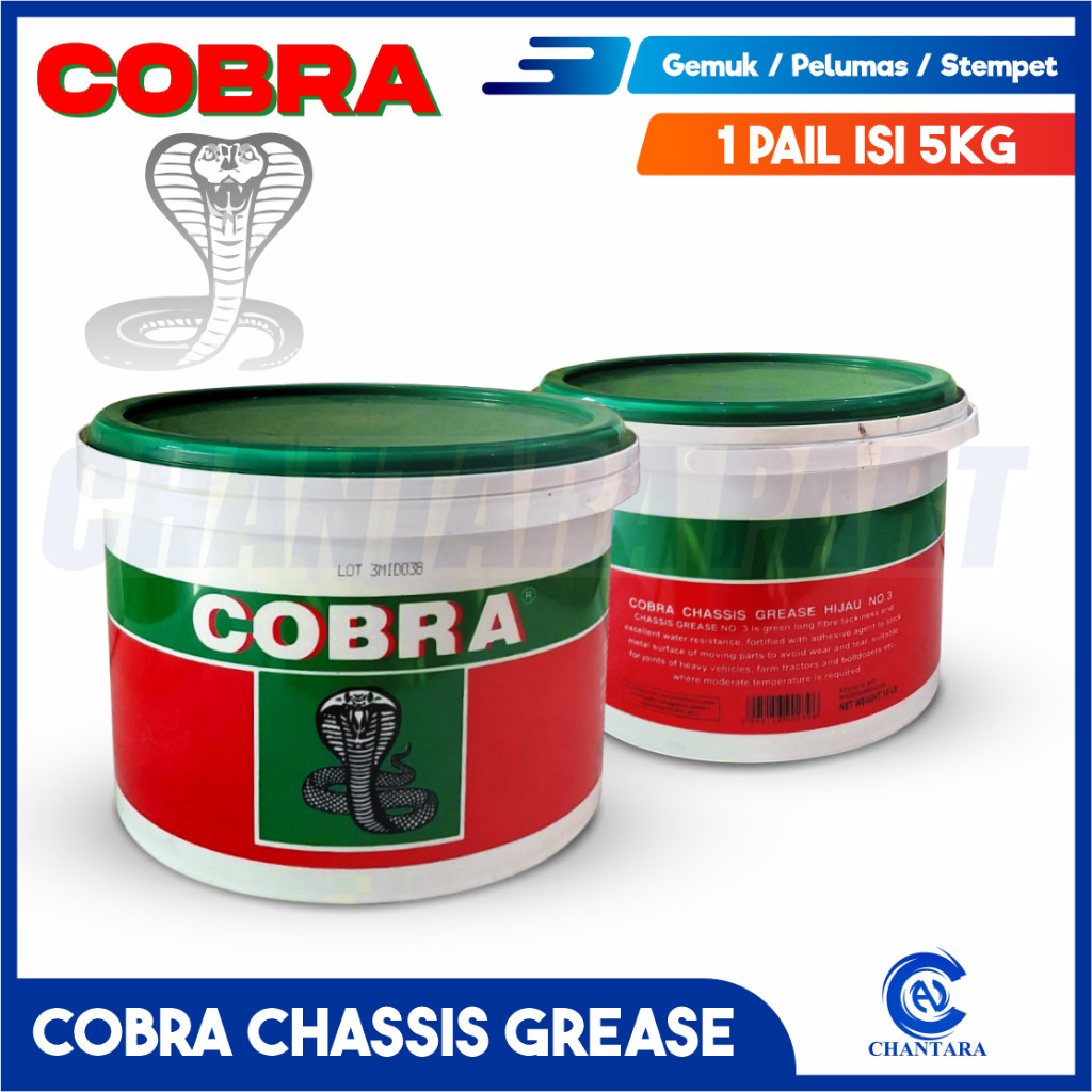 Cobra Chassis Grease No. 3 10LB 5kg Gemuk