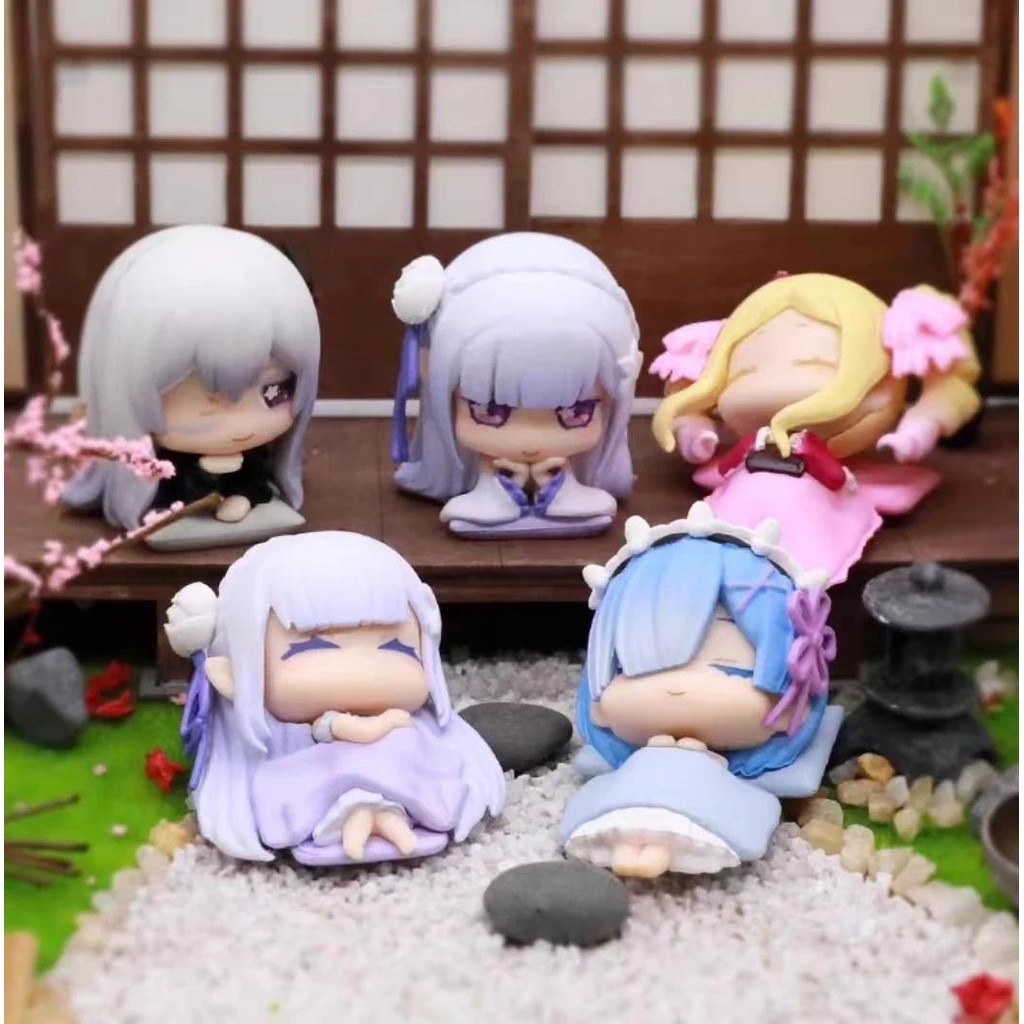 Stand stones capsule toys cute kawaii Onemutan Re: Life in a fferent world from Zero Part.2 Emilia R