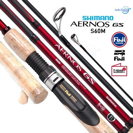 AlfaSport.Id Joran Pancing SHIMANO Aernos GS S602 M MH Mancing Lele Kolam Galatama Galapung Series F