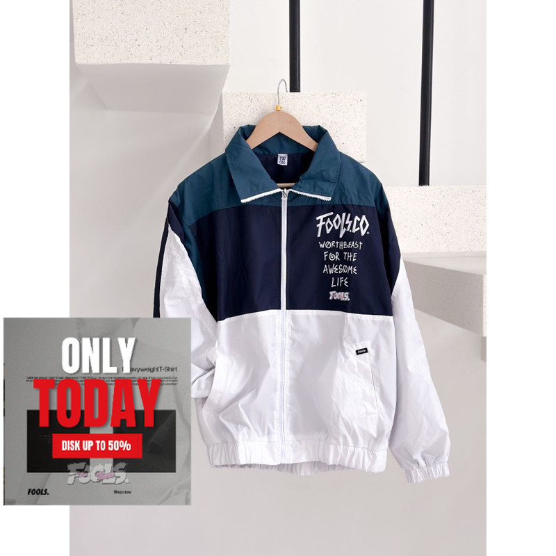 Fools Parasut Trendy 3D | jaket parasut
