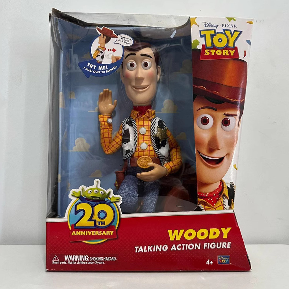 sney Pixar Toy Story Action Figure, 20th Anniversary Etion, Woody the Cowboy Sheriff, Jessie, Pull-S