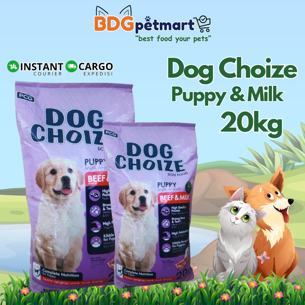 Dog Choize Puppy Dog Food 20 kg / Makanan Anak Anjing 20kg