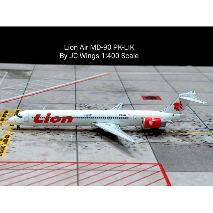 Lion Air MD 90 PK-LIK By JC Wings 1:400 Scale TKsb99