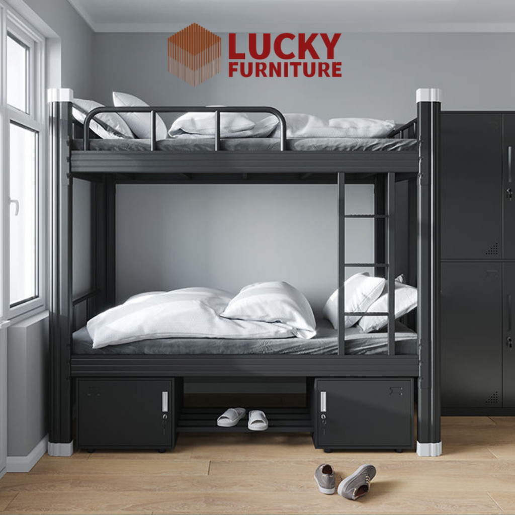 Ranjang Susun 2 tingkat Besi KUAT 300KG – ANAK & DEWASA AMAN Ranjang Anak Ranjang Serbaguna