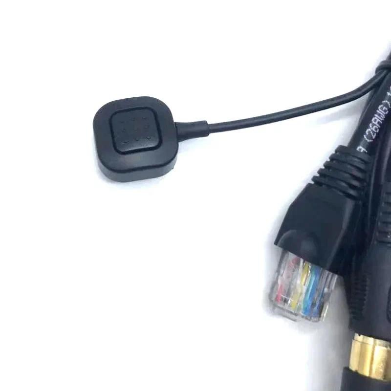 Set Finger PTT Mic 6Pin Hands-free Microphone Speaker for Kenwood TM-261A TM461A TM-471A TK-630 730 