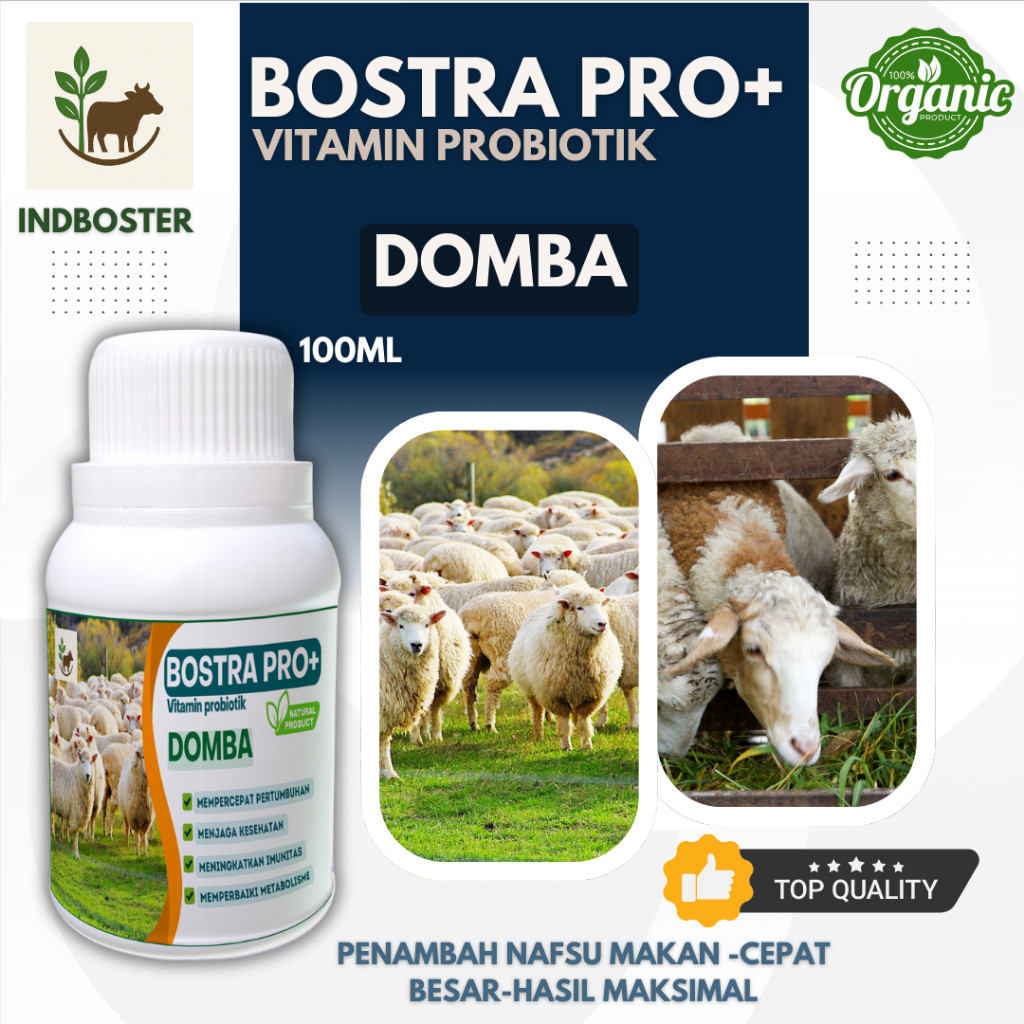 BOSTRA PRO+ Penggemuk domba100% VITAMIN Domba, Obat cacing domba, Domba cepet besar Penambah nafsu m