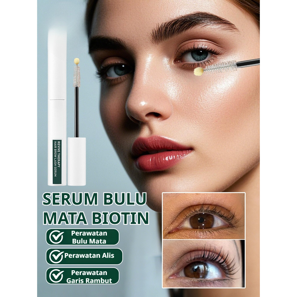 Cairan efek ganda untuk alis dan garis rambut esensi perbaikan alis dan bulu mata Set Alis Alami Mel