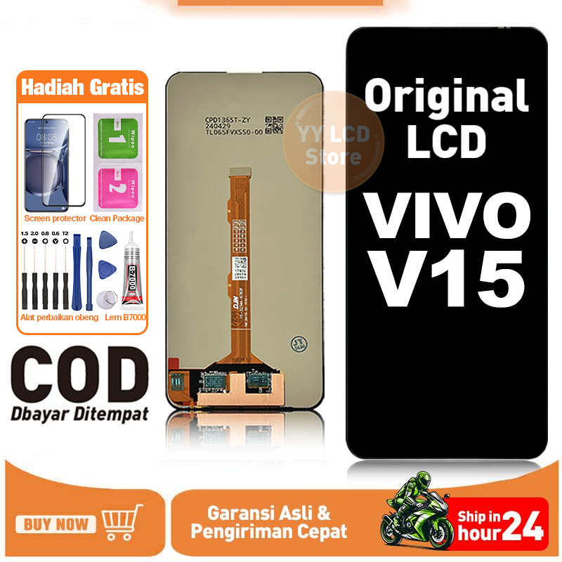 LCD VIVO V15 TOUCHSCREEN Fullset Asli Crown Murah Ori Compatible For Glass Touch Screen Digitizer Or