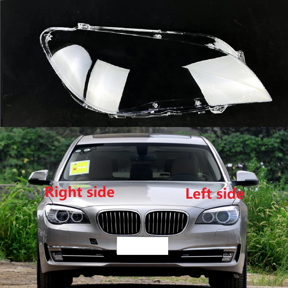 Headlight Cover  For BMW 7 Series F01 F02 2009-2015 Headlamp Plastic Lens Lampshade Shell Replace Th