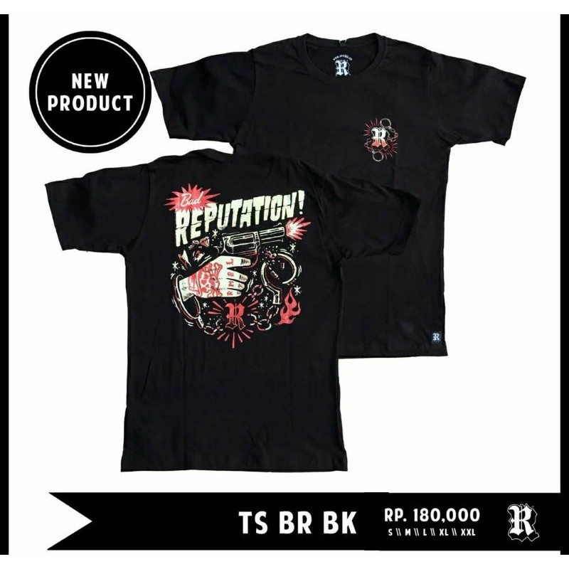 (COD) KAOS RUMBLE TS BR BK / RUMBLE ORIGINAL / LOCAL BRAND / KONVEKSI KAOS / KAOS KEREN / BRAND BALI
