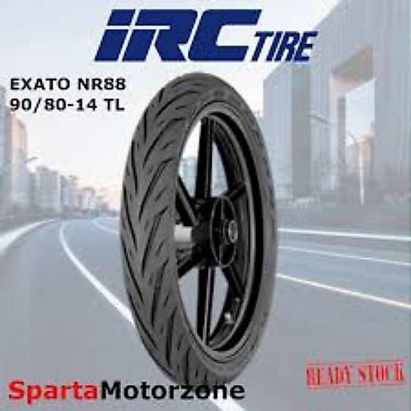 BAN MOTOR IRC NR 88 EXATO 90/80 14 90/90-14 TUBLES TERBARU