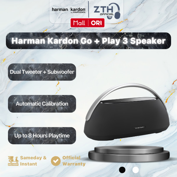 Harman Kardon Go + Play 3 Portable Bluetooth Speaker Go+Play 3 Go Plus Play