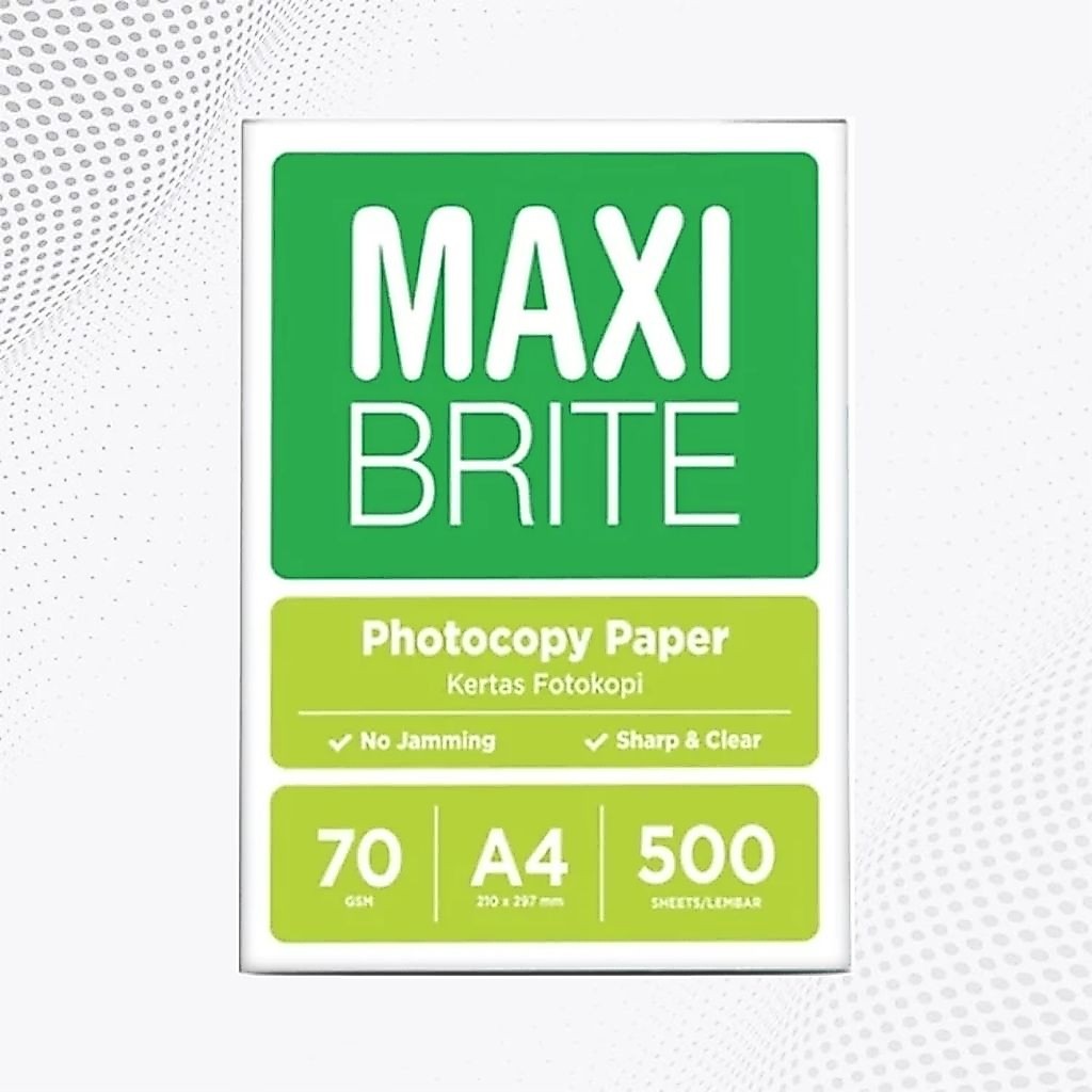 maxi brite kertas A4 / F4 70gsm
