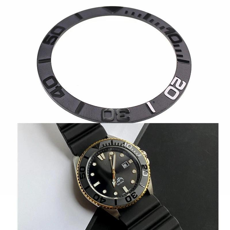 Black Matt Yacht-Master Ceramic Bezel ert for MDV106-1A MDV106B-2A MDV106G Merlin Scale Ring ert Rep